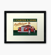 J Carter's Austin Cars Framed Print