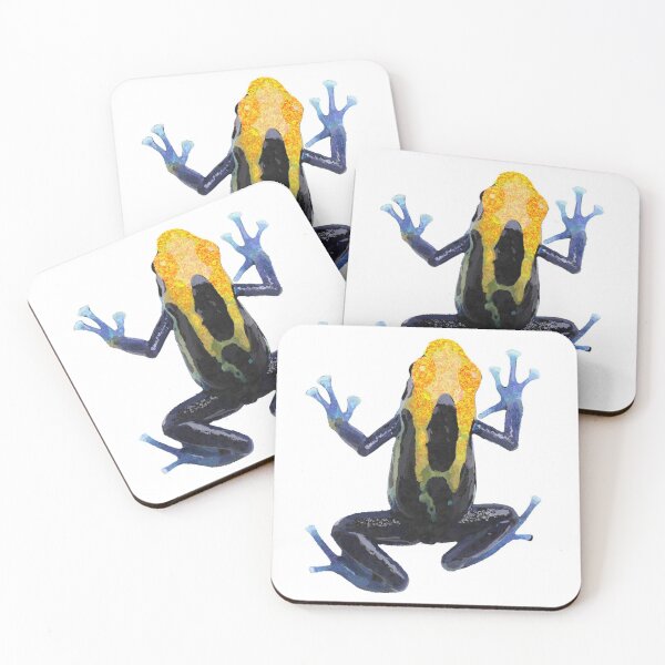 Item preview, Blue and yellow dart frog designed and sold by sarcohpagus.
