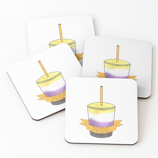 Item preview, Non-Binary Pride slushie  designed and sold by Rae & Nova.