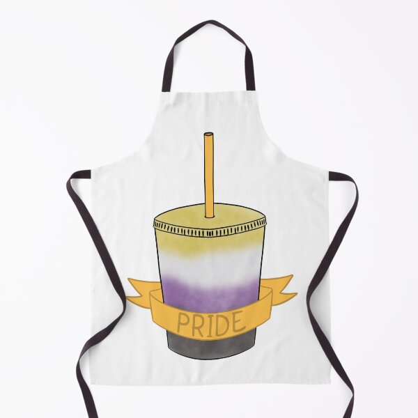 Item preview, Non-Binary Pride slushie designed and sold by Rae & Nova.