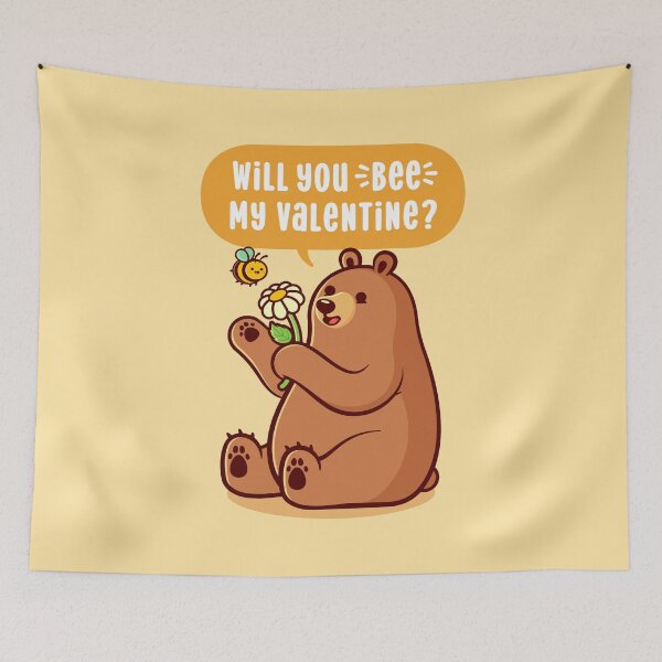Item preview, Will You Bee My Valentine? designed and sold by Gudland.
