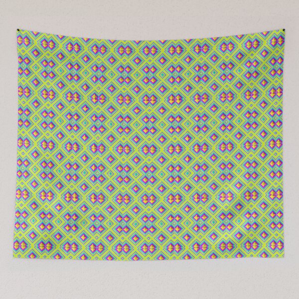 Item preview, Geometric Colourful psychedelic pattern designed and sold by Arcane  Adorable.