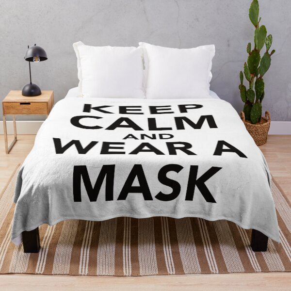 Item preview, KEEP CALM AND WEAR A MASK designed and sold by Montrepeneuer.