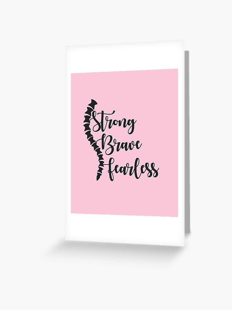 Strong, Brave, Fearless {Card} Strong, Brave, Fearless {Card}