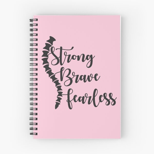 Item preview, Scoliosis - Strong, Brave, Fearless designed and sold by lwsblog.