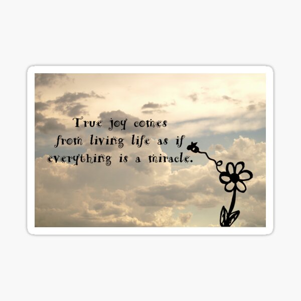 Miraculous Life Sticker