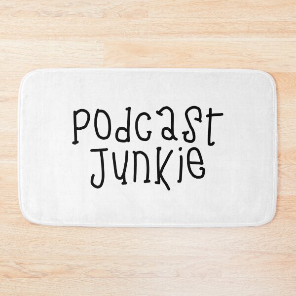 Item preview, Podcast Junkie | Funny Podcast designed and sold by CozyMarket.