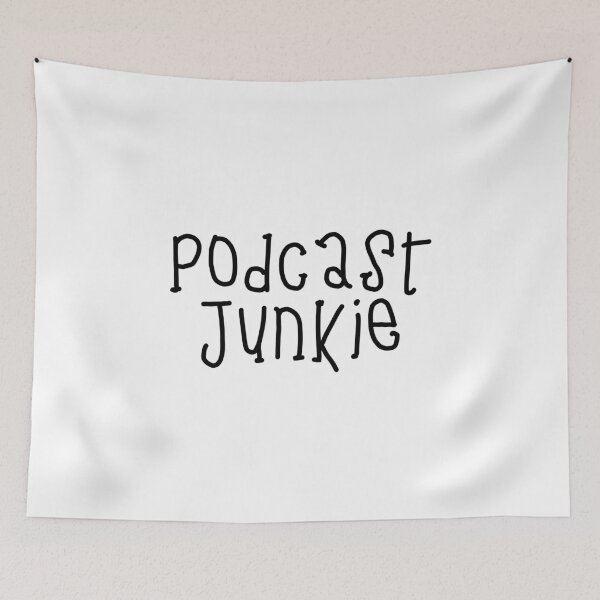 Item preview, Podcast Junkie | Funny Podcast designed and sold by CozyMarket.
