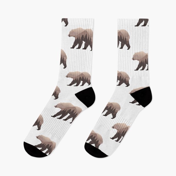 Item preview, Bear, Camping Gift, Campfire, Hiking Gift, Bear in The wild designed and sold by ThirTee.