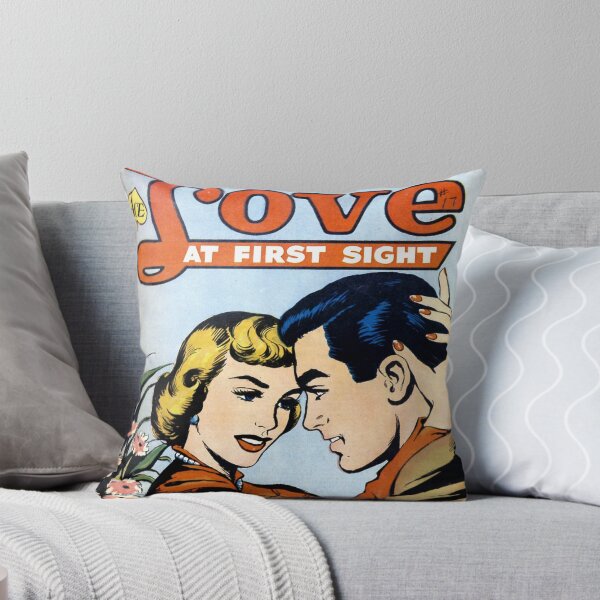 Item preview, Love At First Sight Vintage Comic Print designed and sold by LittleIconShop.
