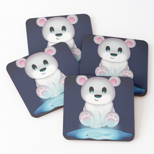 Item preview, Polar bear at the ice hole designed and sold by Nadalo.