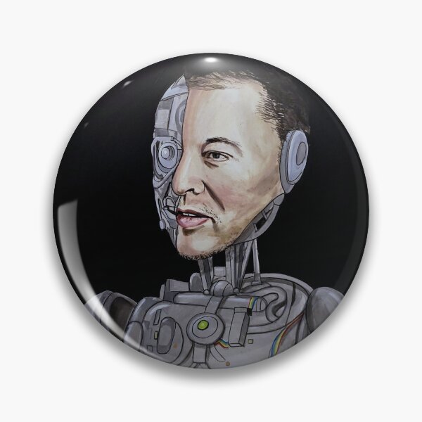 Item preview, Elon cyborg designed and sold by Patrick Ennis.