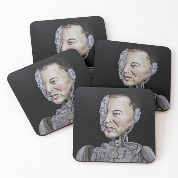 Item preview, Elon cyborg designed and sold by Patrick Ennis.