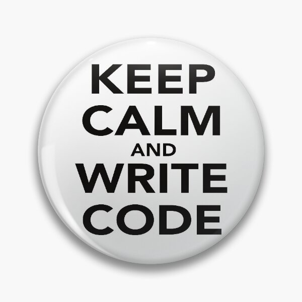 Item preview, KEEP CALM AND WRITE CODE designed and sold by Montrepeneuer.