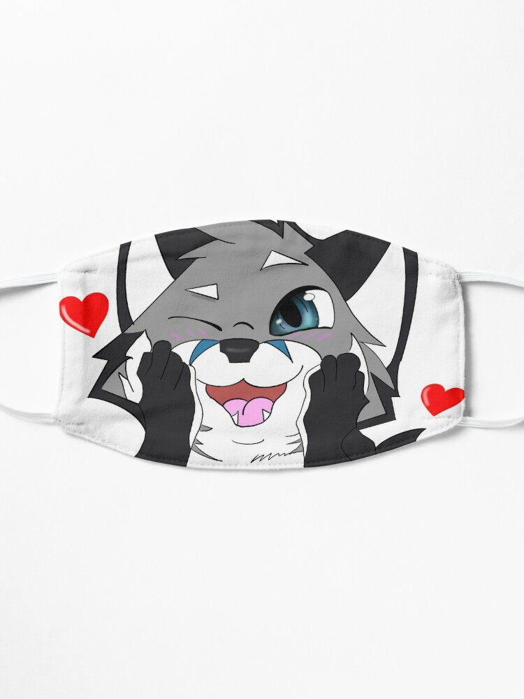 Cute Wolf Face Furry Mask Mask for Sale by ryoice22