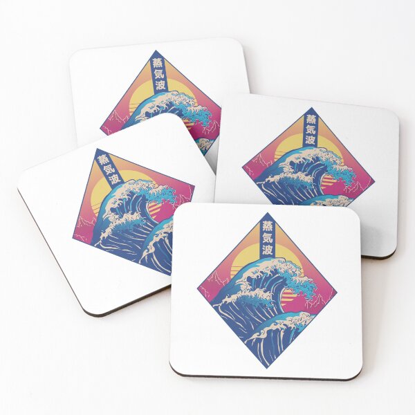 Item preview, Japanese waves retro style designed and sold by MoonCat26.
