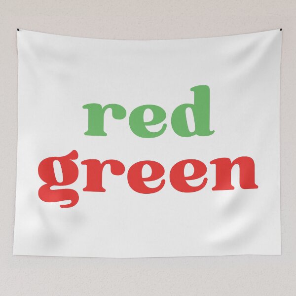 Item preview, Red vs Green Color Test Optical Illusion designed and sold by Inogitna Designs.