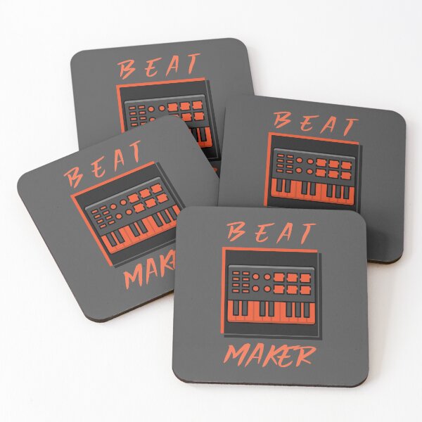 Item preview, Beat Maker Music Producer Orange Keyboard designed and sold by DanLopesMerch.