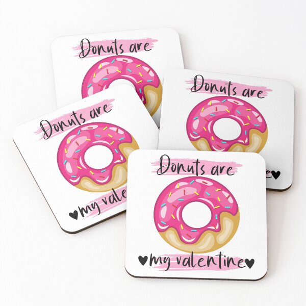 Item preview, Donuts are my valentine  designed and sold by VikiQuick.