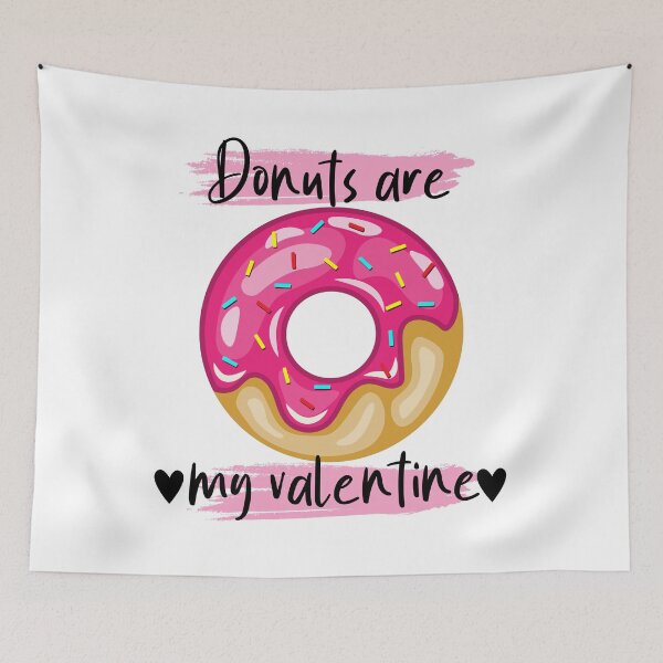 Item preview, Donuts are my valentine  designed and sold by VikiQuick.