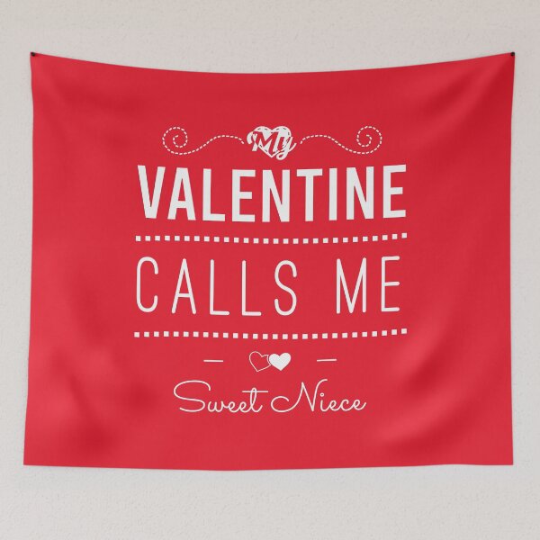 Item preview, My Valentine Calls Me Niece Gift designed and sold by yeknow.