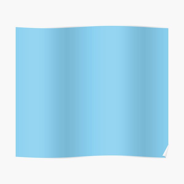 plain-baby-blue-color-poster-for-sale-by-hortaemcasa-redbubble