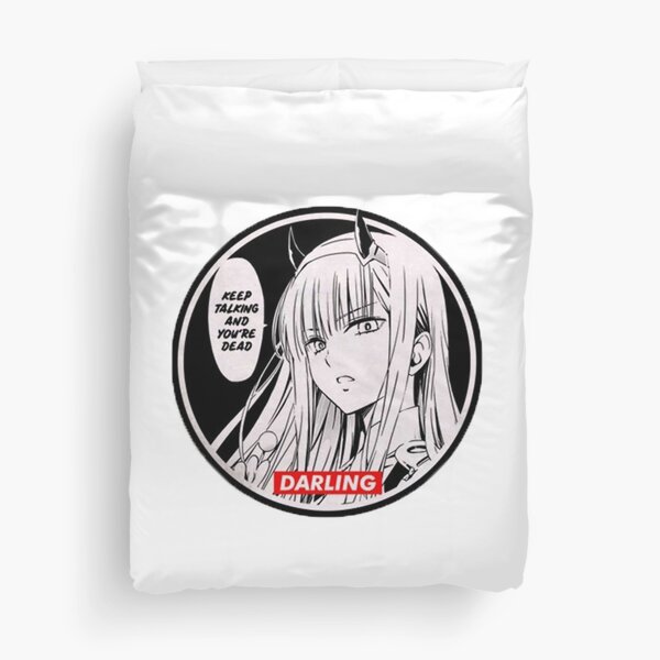 Zero Two Dance Cosmic Glitch Waifu Zipped Duvet Cover