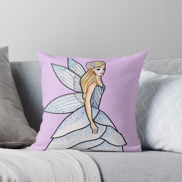 Item preview, Fairy Princess Flower Petals Dress Fashion Illustration designed and sold by Farida Greenfield.