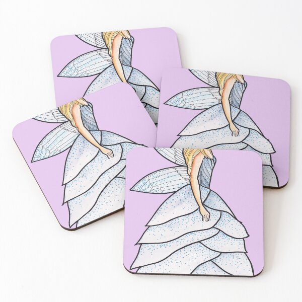 Item preview, Fairy Princess Flower Petals Dress Fashion Illustration designed and sold by Farida Greenfield.