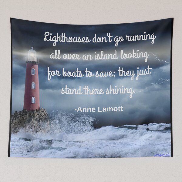 Item preview, Lighthouses don't go running all over designed and sold by Caregiverology.