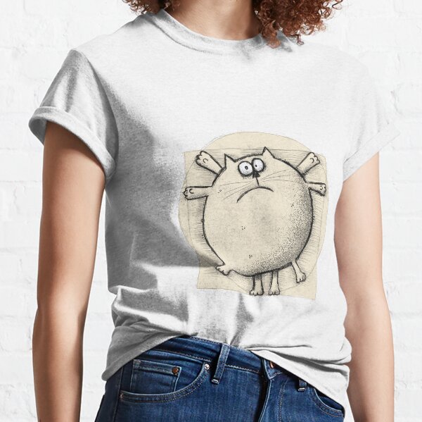 Vitruvian Cat Classic T-Shirt