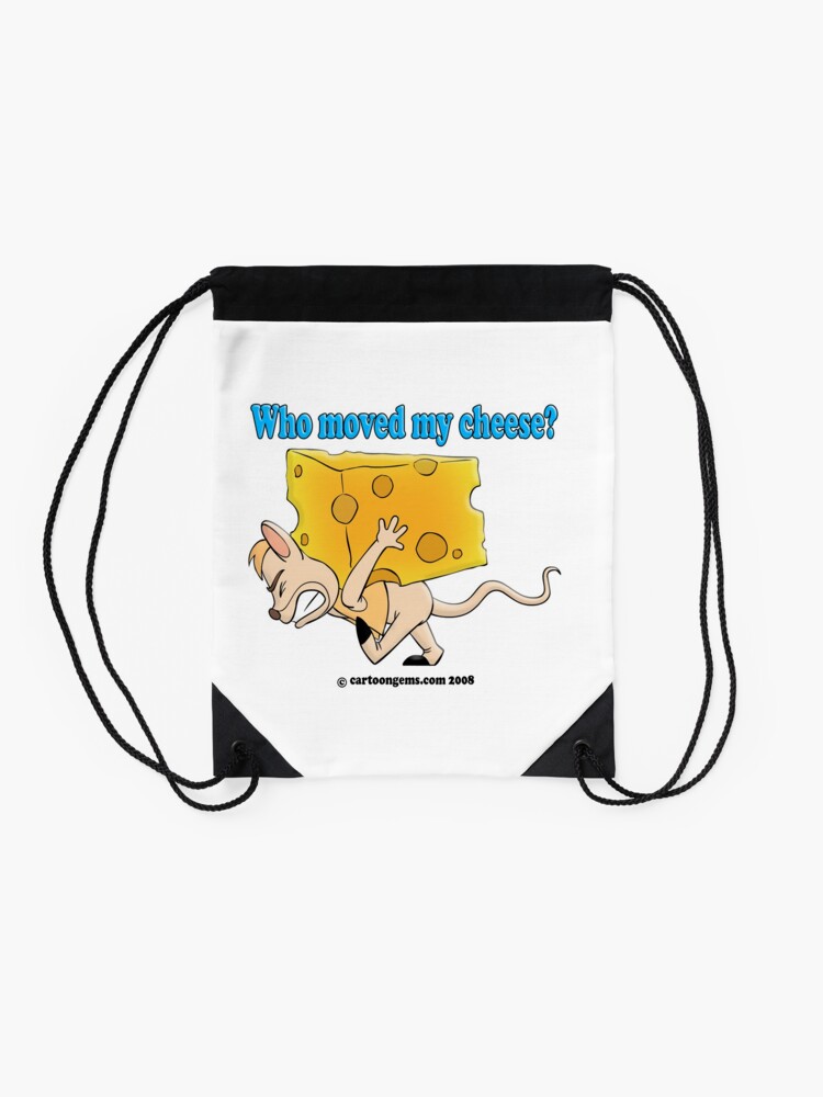 Alternate view of Who Moved My Cheese? Drawstring Bag