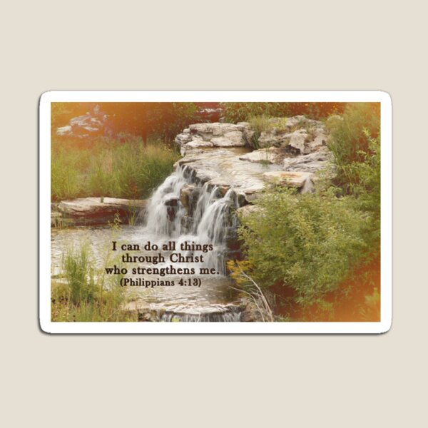 Christ who strengthens me Magnet