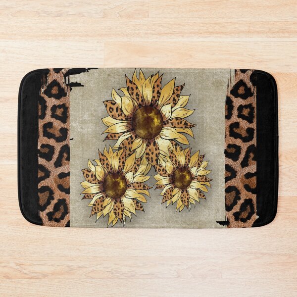 Item preview, Cheetah Leopard Print Sunflowers designed and sold by handsoftime2020.