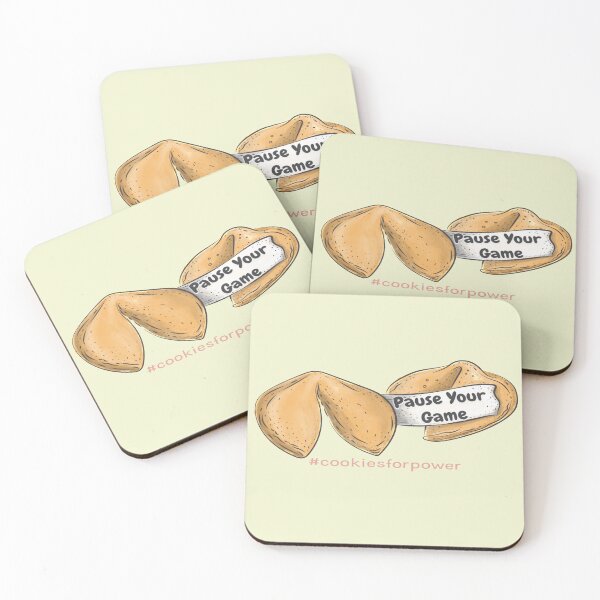 Item preview, Pause Your Game #cookiesforpower designed and sold by AndPeace702.