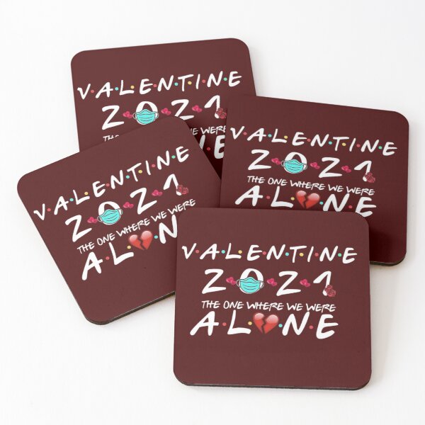 Item preview, Valentine's 2021 The One Where I'm Alone Quarantine Shirt designed and sold by mycutepet.