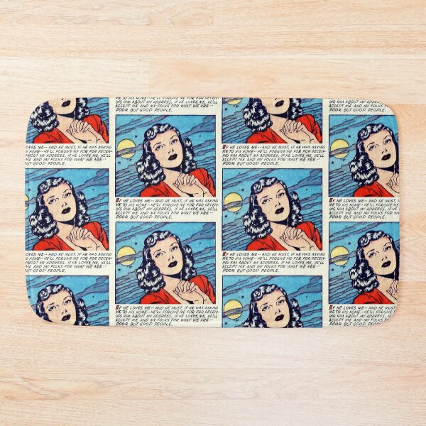 Item preview, If He Loves Me Vintage Comic Print designed and sold by LittleIconShop.