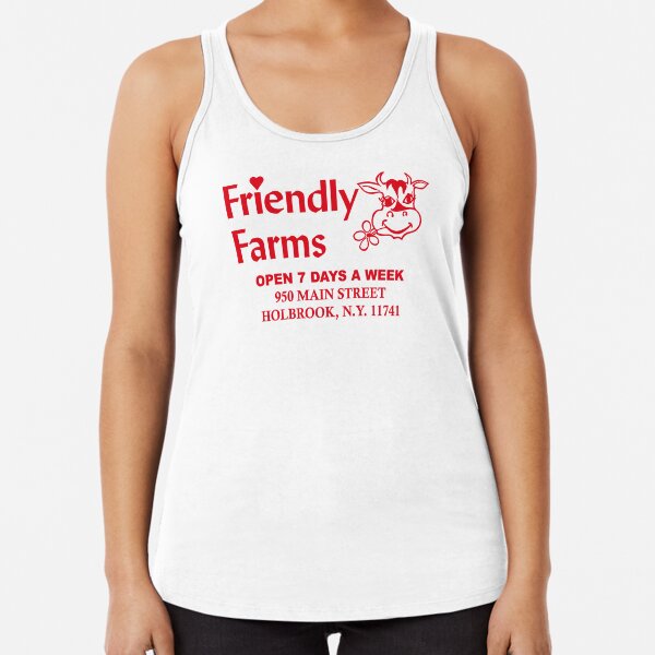 Friendly Farms Food Store - Holbrook, New York Racerback Tank Top