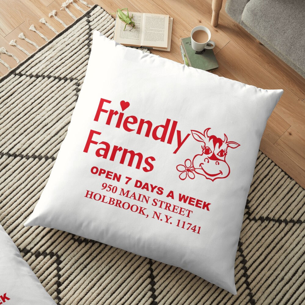 Friendly Farms Food Store - Holbrook, New York Floor Pillow