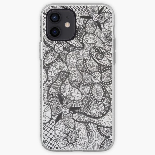 Trippy Line Art iPhone Soft Case