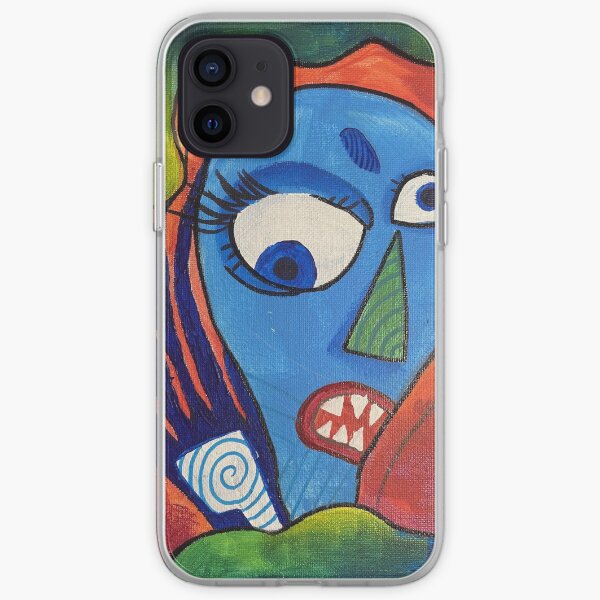 Colorful Trippy Abstract Monster Painting iPhone Soft Case
