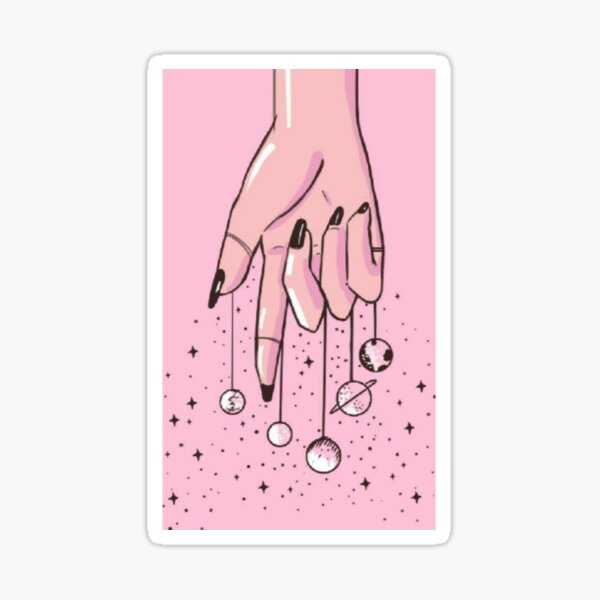 Item preview, Female hand and the planets designed and sold by Ieda3500.