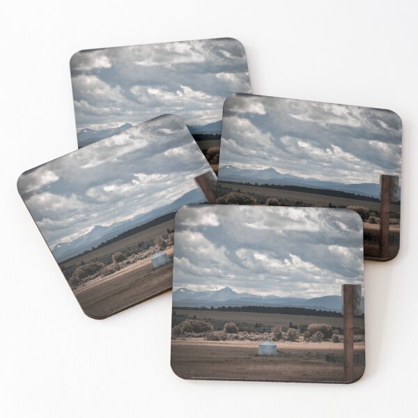 Item preview, Silo with a Mountain backdrop designed and sold by JDWarren.