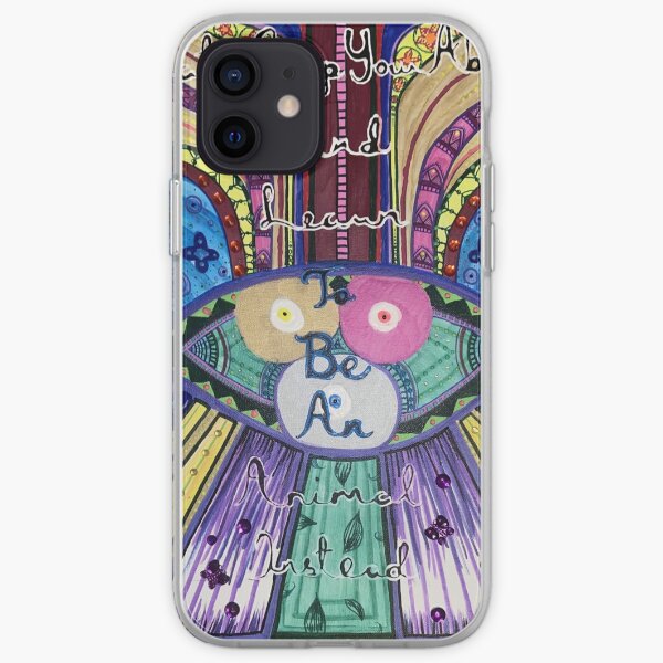 Trippy Colorful Will Wood Art iPhone Soft Case