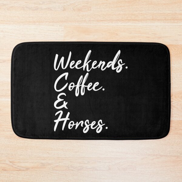 Item preview, Weekends Coffee And Horses  designed and sold by jacks-tees.