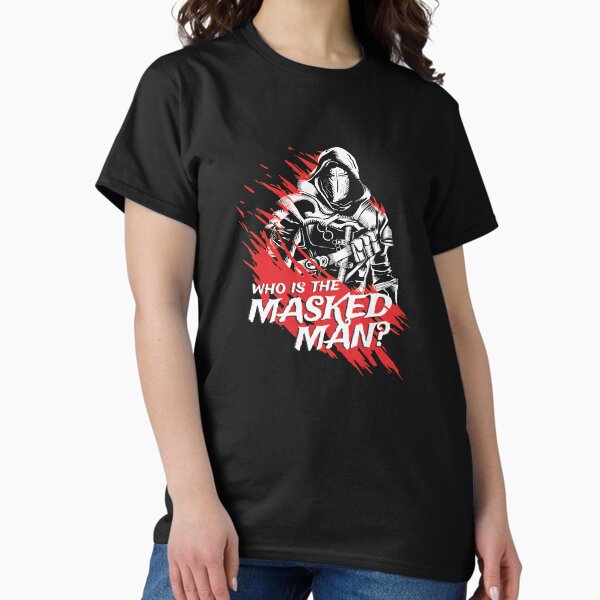 Vista previa del artículo con la obra «¿Quién es el hombre enmascarado? - Misión mítica», diseñado y vendido por MonkeysMouth.