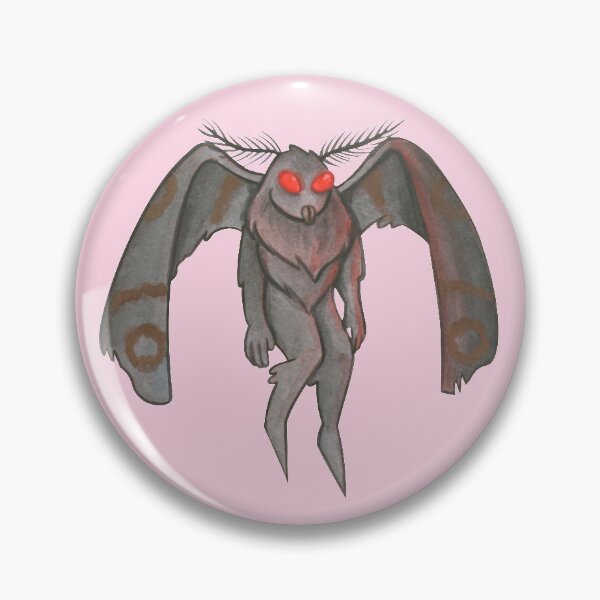 Item preview, Mothman (pink background) designed and sold by ibyrd-7.