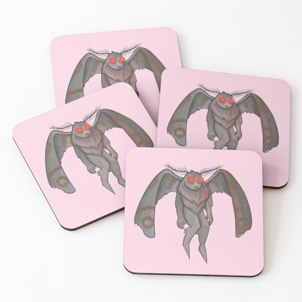 Item preview, Mothman (pink background) designed and sold by ibyrd-7.