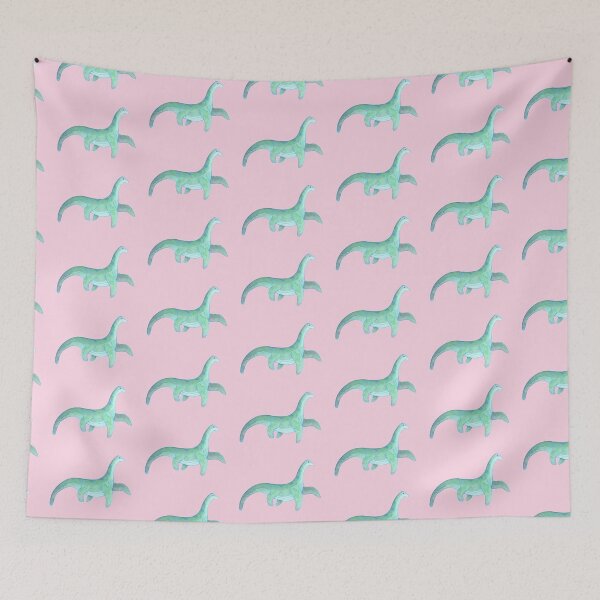 Item preview, Monster of Loch Ness , Nessie (pink background) designed and sold by ibyrd-7.