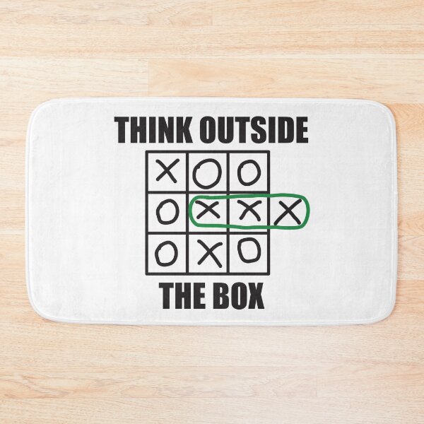 Item preview, THINK OUTSIDE THE BOX TIC TAC TOE designed and sold by Montrepeneuer.